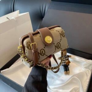 Best DHgargets Summer Hot Sales New Women's Retro Woven Fabric Armpit Long Strap Single Shoulder Crossbody Bag