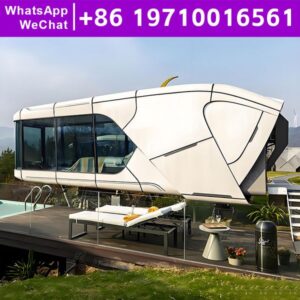Earthquake Resistant Modular Container House Prefabricated Space Capsule House Factory Price High Quality Thermal Insulation