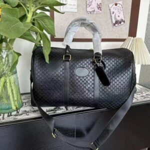 10A Top black emed duffel Keep All designer Large capacity tote Bag Women's Men's Outdoor Zipper shoulder Travel bag