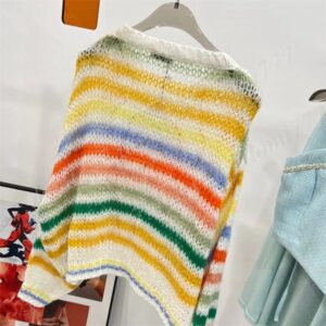 Fashion Clothing Sweatshirts Flower Printed Long Sleeve Women's Knitted Sweater for Women