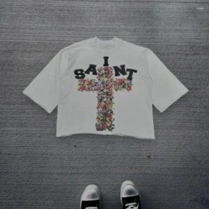 Women's T Shirts Retro Graffiti Cartoon Letter Printed Couple Short-sleeved T-shirt 2025 American Summer Versatile Trendy Loose Fashion BFG2501075