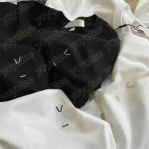 Summer Women Loosed T-shirts Mans Clothes Brand Designer Embroidery Tshirts Couple Top Tees S-5XL Large Size O Neck T Shirts Letter Streetwear BFG2411201