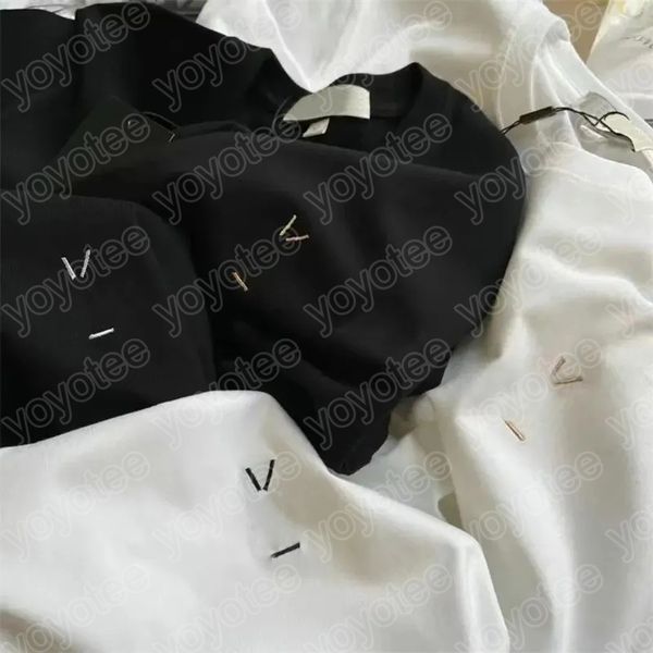 Summer Women Loosed T-shirts Mans Clothes Brand Designer Embroidery Tshirts Couple Top Tees S-5XL Large Size O Neck T Shirts Letter Streetwear BFG2411201