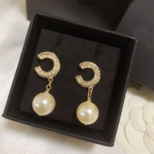 Designer Luxury Stud Earrings For Women Letter Wedding Earrings Party Jewerlry Gift Accessories