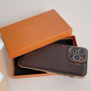 Fashion Designer Phone Cases for iPhone 16 16pro 15 15pro 14 14Pro 14plus 13 13Pro 12 12Pro 11 Pro max PU Leather Print Big Letters Luxury Cellphone Case Cover