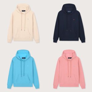 Mens Hooded Hoodies Womens 24FW Fashion Streetwear Pullover Sweatshirts Simple Loose Hoodies Couple Tops Clothing