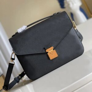Designer Full Leather Messenger Bag Metis Top-Grade Calfskin with Stainless Steel Hardware 25cm Womens Evening Clutch Shoulder bag