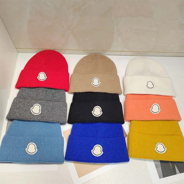 Knitted Hat Beanie Cap Designer Skull Caps for Man Woman Winter Hats 9 Color Simple Classic Style