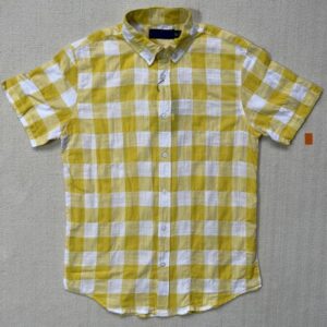 Mens Summer Plaid Short Sleeve T Shirt Shirt Casual Style with Pocket Small Horse Embroidery Button Down Lapel Slim Fit Plus Size Lightweight Comfortable Daily Wear