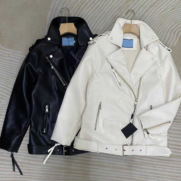 23FW Women Jacket Leather Parkas Down Coat Fashion Short Jacke Designers Style Slim Corset Thick Outfit Windbreaker Pocket Lady Warm Coats S-L