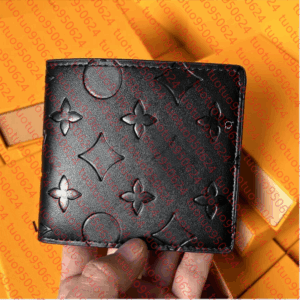 Designers Men plaid designer purses short wallet Card Holder wallets classic pocket Genuine leather Man Bags