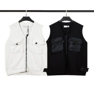 Designer Men Sweater Vest Fashion Sleeveless Women Sweater Fashion Paired with Double Zipper Vest Top High Quality Large Womens Wear