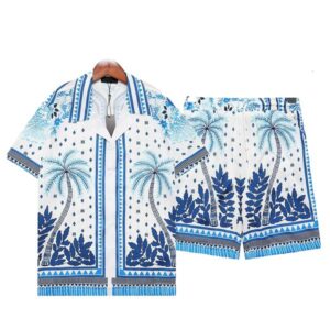 designer t shirt set mens tshirts set womens tshirt set men shirt kinds summer beach loose color matching printed short sleeved tracksuit clothing size m-xxxl