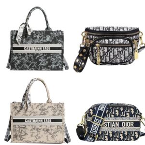 Designer bag Quilted Large Chain Shoulder Bags Women Luxury Designer Crossbody Bags PU Leather Lady Handbags Black White Fashion Bags Plain tote bag saddle bag