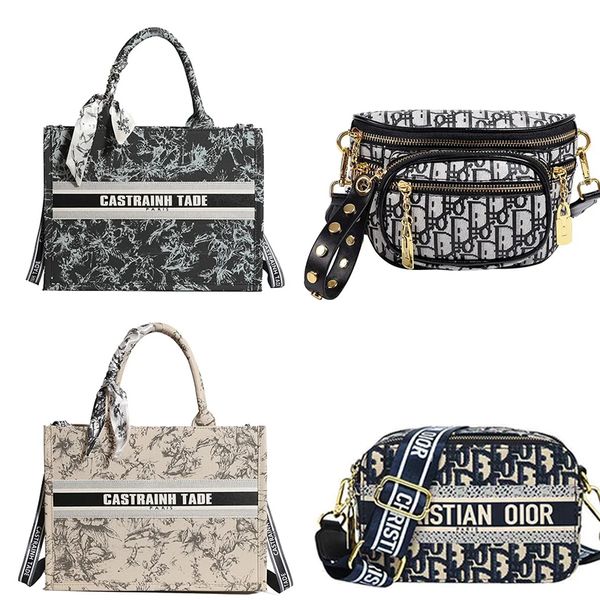 Designer bag Quilted Large Chain Shoulder Bags Women Luxury Designer Crossbody Bags PU Leather Lady Handbags Black White Fashion Bags Plain tote bag saddle bag