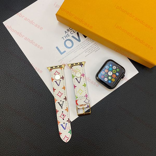 applewatch Triangle Designer Leather Watchband iWatch 8 7 6 5 4 3 SE 38 40 41mm Replace Wrist Strap 42mm 44mm 45mm 49mm for Apple Watch band Bracelet apple