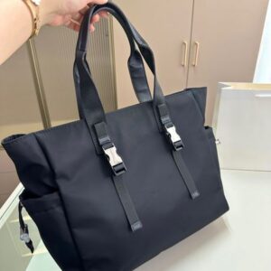 Tote Bags Large Black Women's Shoulder Bags Big Size Casual Totes Quality Nylon Crossbody Bag Female Travel Shopper Computer Handbag
