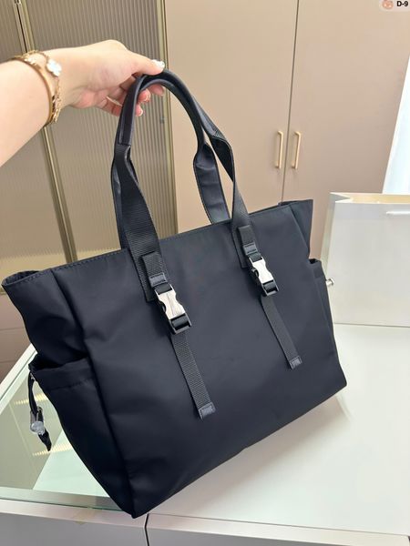 Tote Bags Large Black Women's Shoulder Bags Big Size Casual Totes Quality Nylon Crossbody Bag Female Travel Shopper Computer Handbag