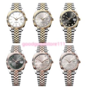 Wristwatches Desgner watch 36/41MM Full Stainless steel Luminous Waterproof gold Women Watch Couples Style Classic Montre Moissanite watch Wholesale