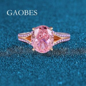 Elegant Rose Gold S925 Sterling Silver Engagement Ring with Cushion Cut Diamond & Purple Accent Stones, Perfect for Weddings & Special Occasions