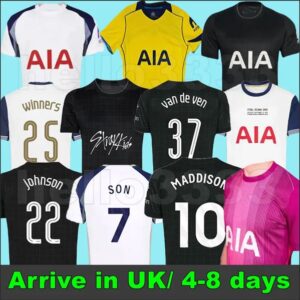 24 25 26 Season TEL SOLANKE SON KUDUS MADDISON KULUSEVSKI RICHARLISON ROMERO VAN DE VEN BISSOUMA Soccer Jerseys 2025 mens kit kids equipments999