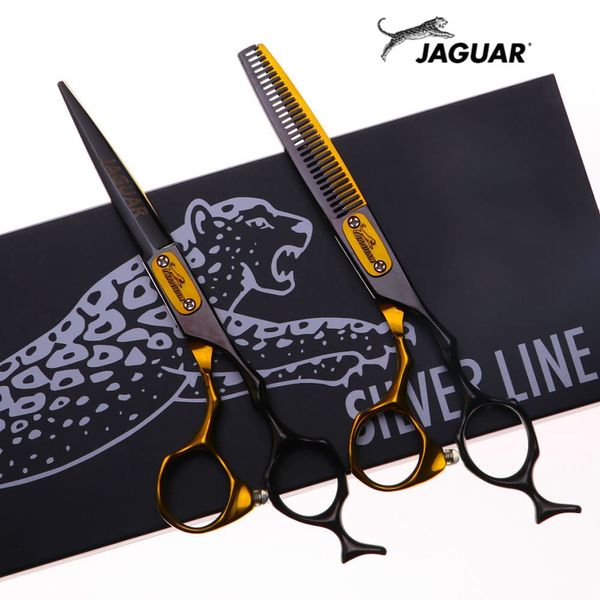 6 Inch Professional Hairdressing Scissors Set Cutting+Thinning Barber Shears High Quality Personality Hair Scissors Golden/Black/Silver