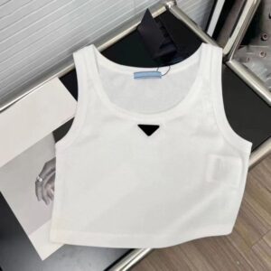 Women T Shirt Tank Vest Shirts Sleeveless Designer Woman Top Knits For Lady Slim Vests Tees Shirt S-2XL