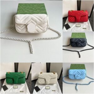 Designer Bags Luxury Women's Crossbody Shoulder Bags Stylish Commuter Bags Solid Color Chain Handbags Twill