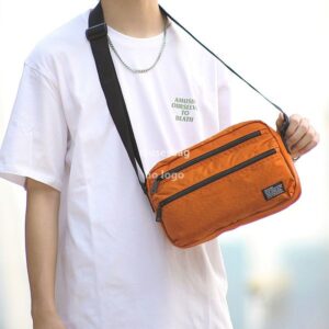 Japanese men's shoulder bag ins style casual crossbody bag personality trend Korean messenger bag students new small span bag