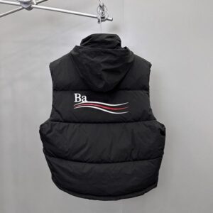 Winter Cotton Vest Designer Warm Short Coat for Men Women Street Letter Fashion Outerwear 2 Colors