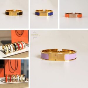 Gold Womens Bracelet Classic Designer Bracelet Enamel Gold Plated Letter Charms Luxury 316L Titanium Steel Mens and Women's Bracelets Branded Jewelry Gifts