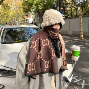 High Quality Womans Two-Face Cashmere-Like Scarf Perfect Fall/ Winter Fashion Statement