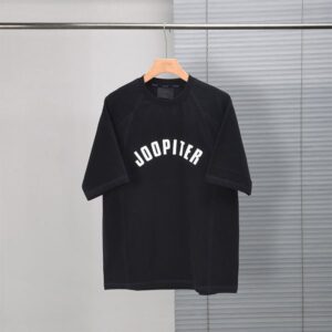 Men's T-Shirts Designer Letter print white stitching off shoulder round neck men and women couple short sleeved shirt