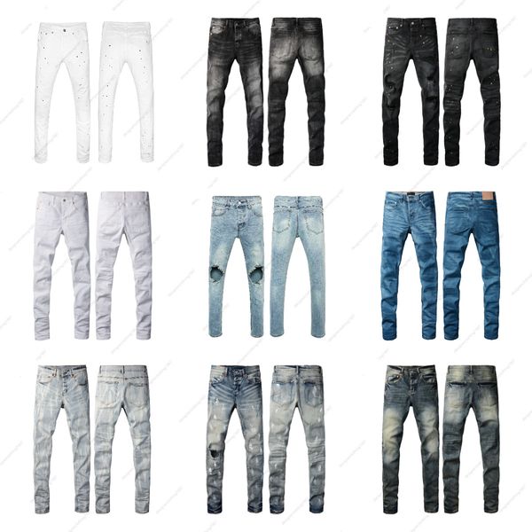 pants mens jeans men designer pant for womens black 2024 new style Embroidery self cultivation and small feet fashion women