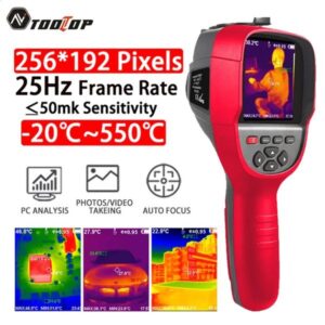 TOOLTOP ET692C Professional Thermal Imaging Camera 256 192 Handheld Device for Automatic Inspection of Pipeline Heat Leakage 250408