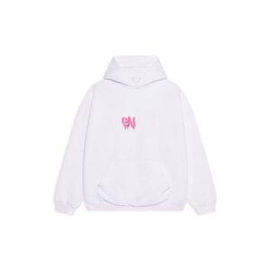 Fashion Casual Top Red Graffiti Men's and Women's Sweater with Logo Hooded Sweater Long Sleeve White Black S-XXL