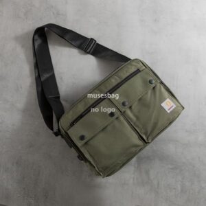 Korean version of men's shoulder bag fashion student crossbody bag single shoulder bag Japanese school style simple canvas satchel tide