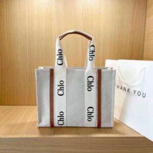 Women handbags WOODY Tote shopping bag handbag top quality canvas fashion linen Large Beach bags luxury designer travel Crossbody Shoulder Wallet Purses