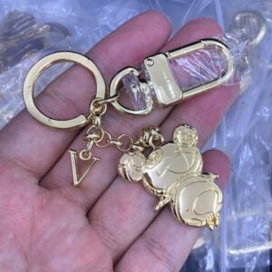 Paris Designer Keychains Brand Keyring Fashion Metal Leather Key Chain Charm Fashion Bags Pendant Handbags Car Keys Accessories Best Christmas Gift