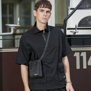 Crossbody bag men's ins fashion small bag fashion brand shoulder bag simple casual diagonal bag men's bag new sports bag