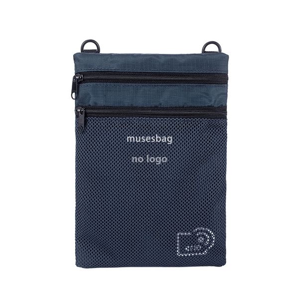 Grid fashion trend RFID anti-theft card bag Passport bag multi-layer outdoor travel document bag