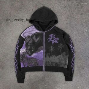 Designer Men's Hoodies Harajuku Hip-Hop Retro Print Mens Clothes Graphic Y2k Top Oversized Hoodie Streetwear Goth Women Zip U sweatshirt superman sports b6f