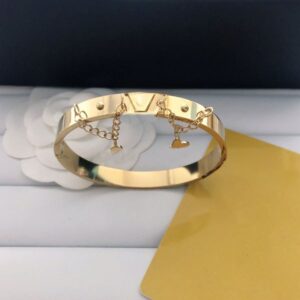 Luxury Bracelet Stainless Steel Bangle Letter 18K Gold Plated Gift Designer Bracelet for Women Jewelrys