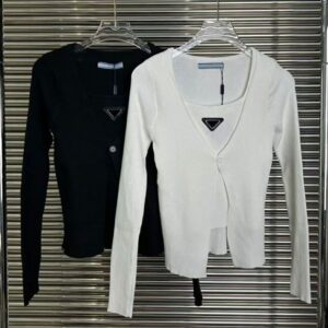 Women's Sweaters Two Piece Knitting 2023 Autumn Spring O-Neck Long-Sleeve Inside Loose Pieces Tops Women More Chice Slim