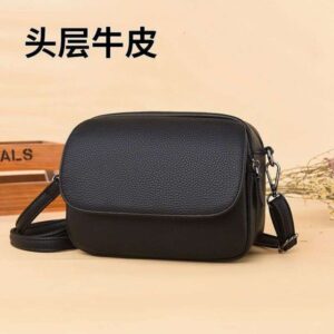 Genuine top layer cowhide 2025 new fashionable and versatile soft leather trendy women's shoulder crossbody small bag