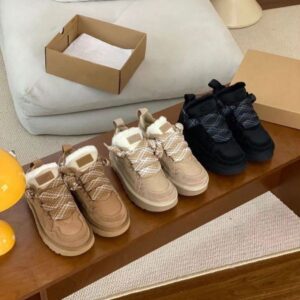 Big Szie 35-44 Designer Boots Chestnut Fur Sheepskin Shearling Tazz Mules Women Men Ultra Mini Platform Boot Slip-on Shoes Suede Upper Comfort Fall Winter Boots