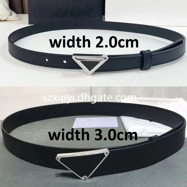 Fashion Accessories Belt Women's Belts Width 2.0 or 3.0cm for Women or Men with Gift Box