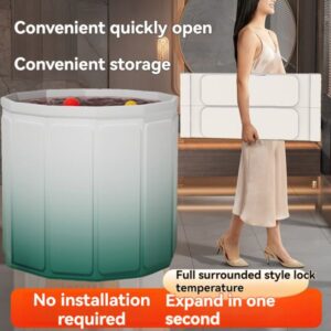 Folding Bath Bucket Adult Whole Body Large Bathtub Thicken Shower Barrel Portable Inflatable Available Foldable Tub Spa Bathtub