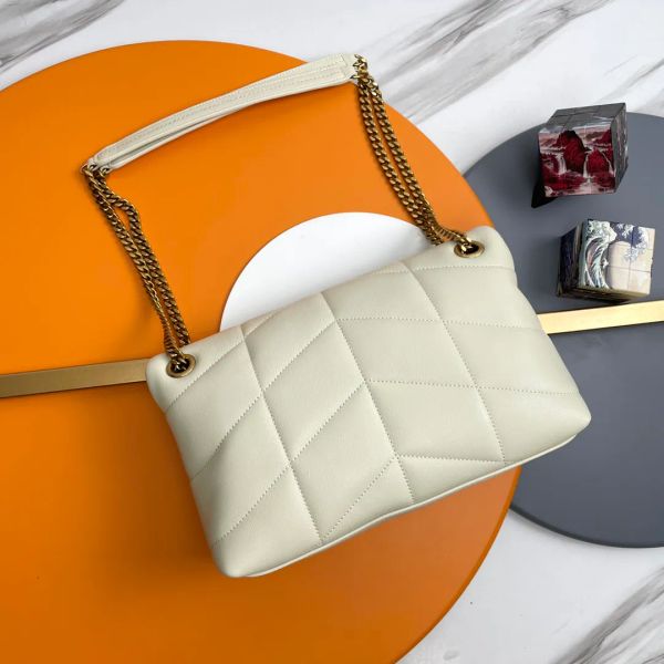 Designer bag 10A Mirrored Quality Women Tote Fashion Purses LOULOU PUFFER CHAIN Handbag Brand Classic Flip matte Leather Shoulder Bags Crossbody Bag 29cm