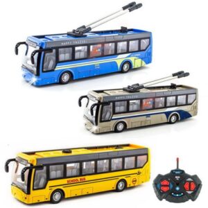 Electric/RC Car Charging School Tourist Sightseeing Bus New Childrens Toy Vehicles